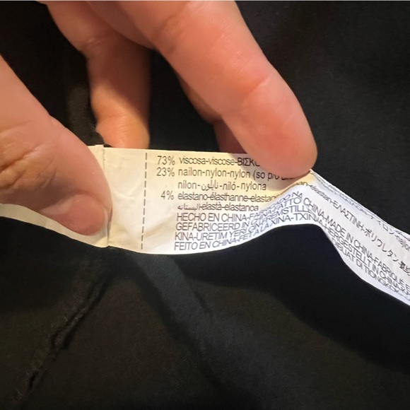 Zara WOMEN'S MIDI SHIRT DRESS BLACK SIZE XL - Picture 7 of 9